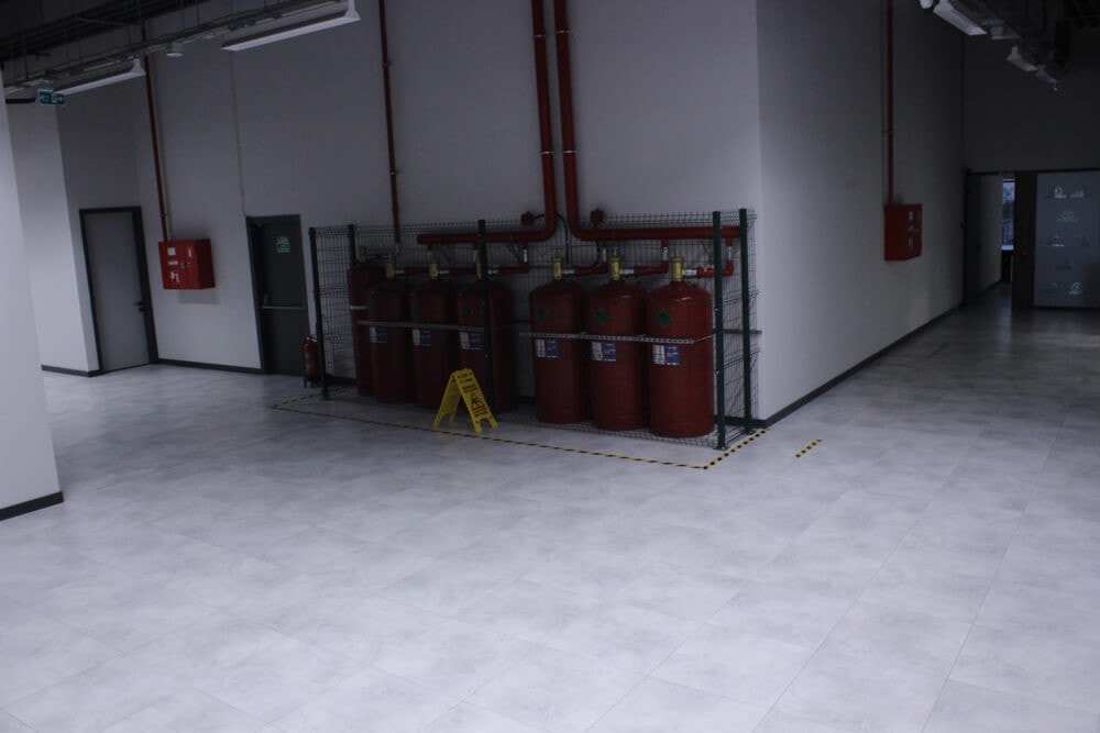 DataCasa İstanbul Başakşehir Tier III veri merkezi — Gazlı yangın söndürme sistemi